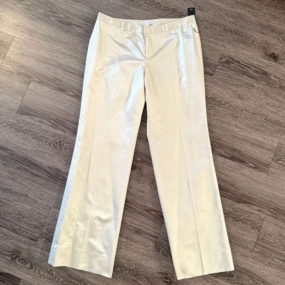 Banana Republic Champagne Cotton Silk Trouser New